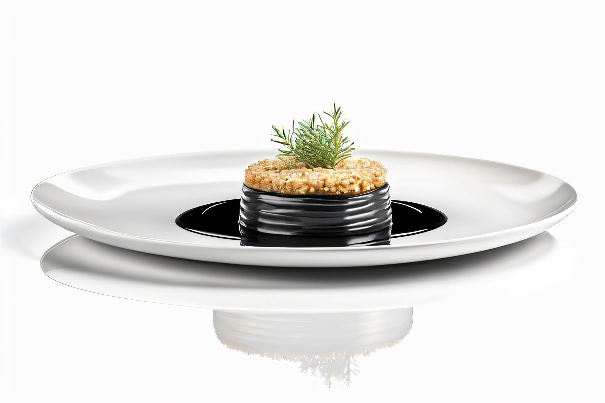 Dettaglio piatto gourmet